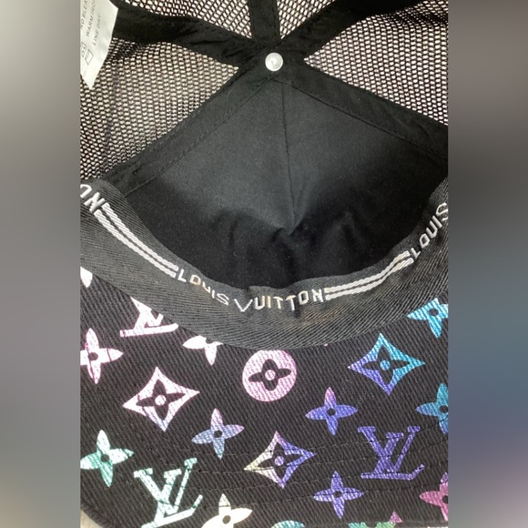 RARE NEW! Louis Vuitton Multicolor Monogram Cap Designer Hat RAINBOW - Picture 9 of 10